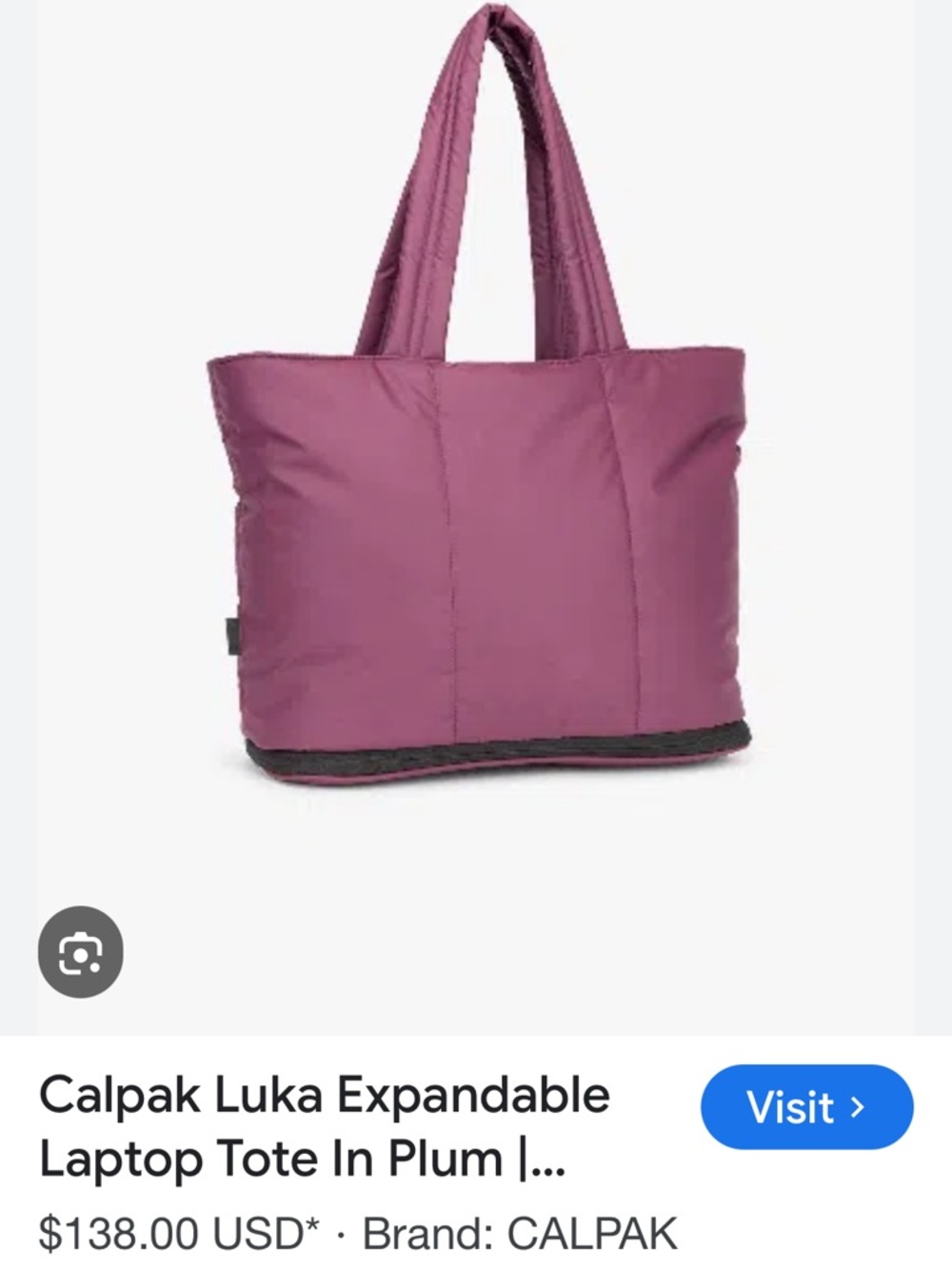 Calpak Luka Tote in Plum Pink